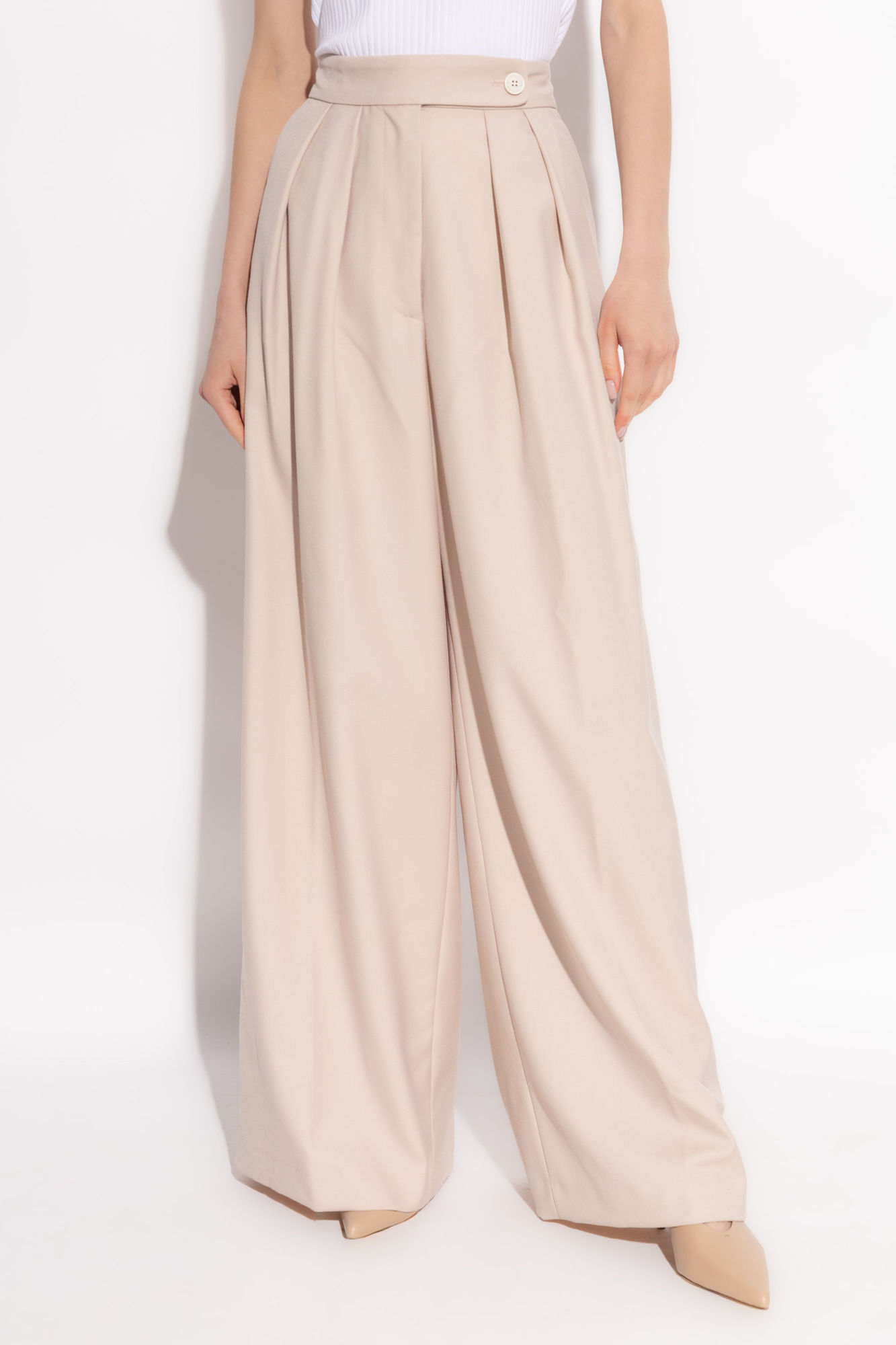 Dries Van Noten Wool pants with pleats | Women's Clothing